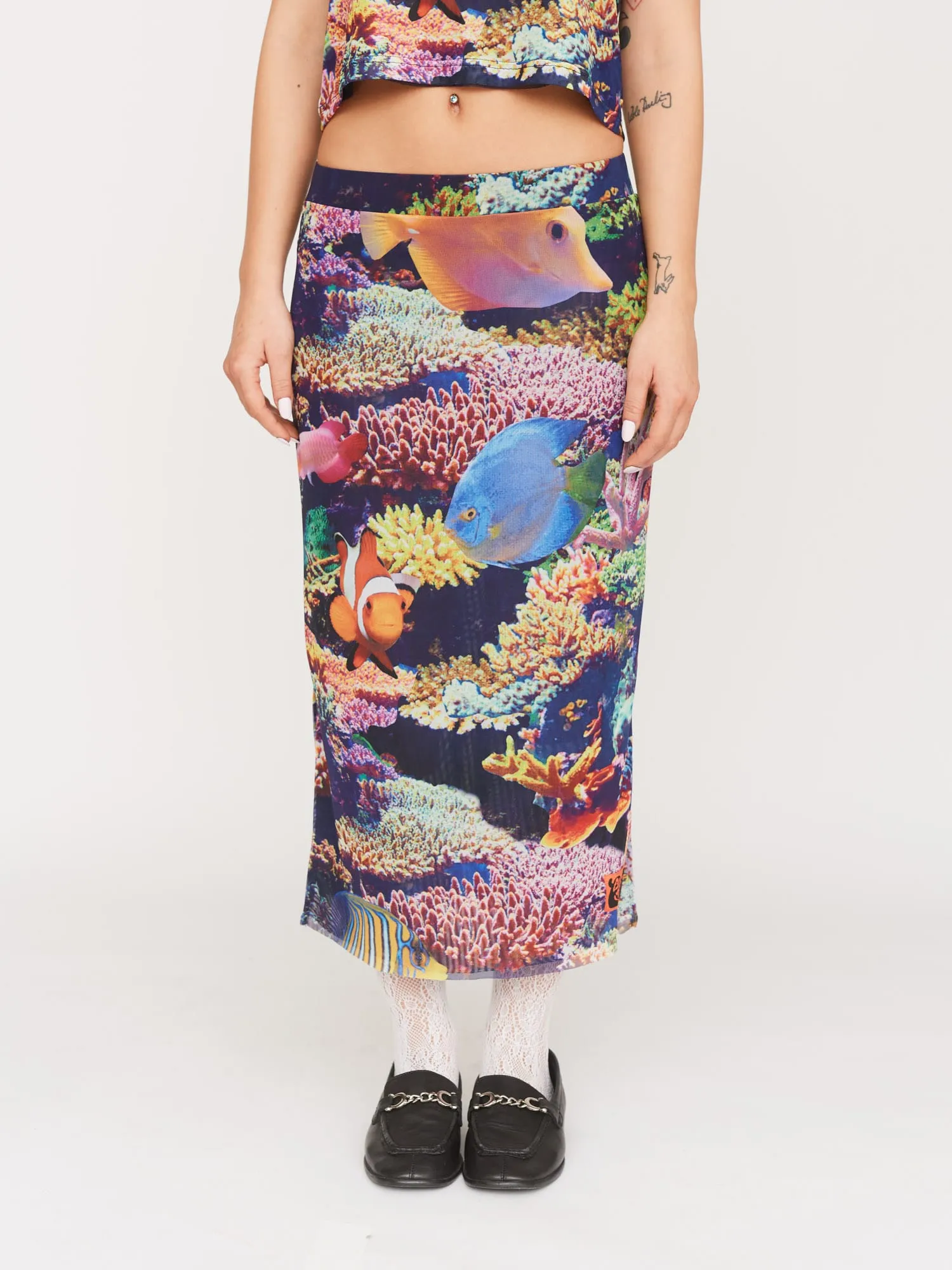 Fish Tank Mesh Skirt