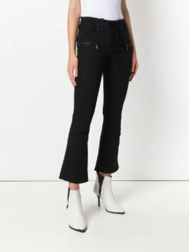 Flared Cropped Jeans