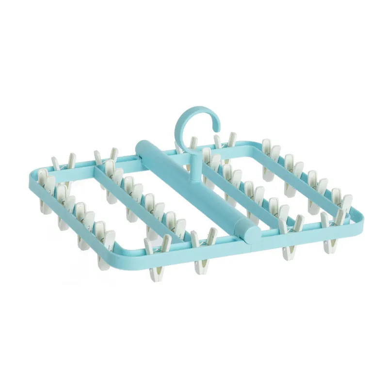 Foldable Multifunctional Household Drying Clip Hanger