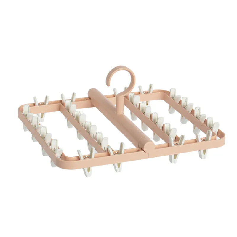 Foldable Multifunctional Household Drying Clip Hanger