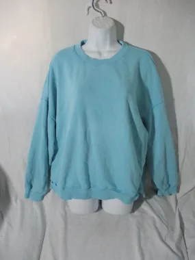 FREE PEOPLE FP MOVEMENT PLAYBOOK TUNIC SWEATSHIRT M MOONLIT JADE