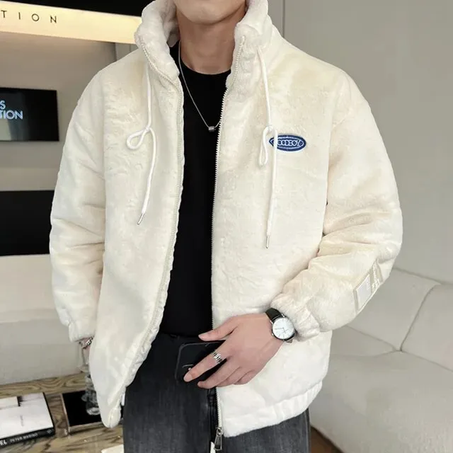 Fur Wool Thick Zipper Jacket