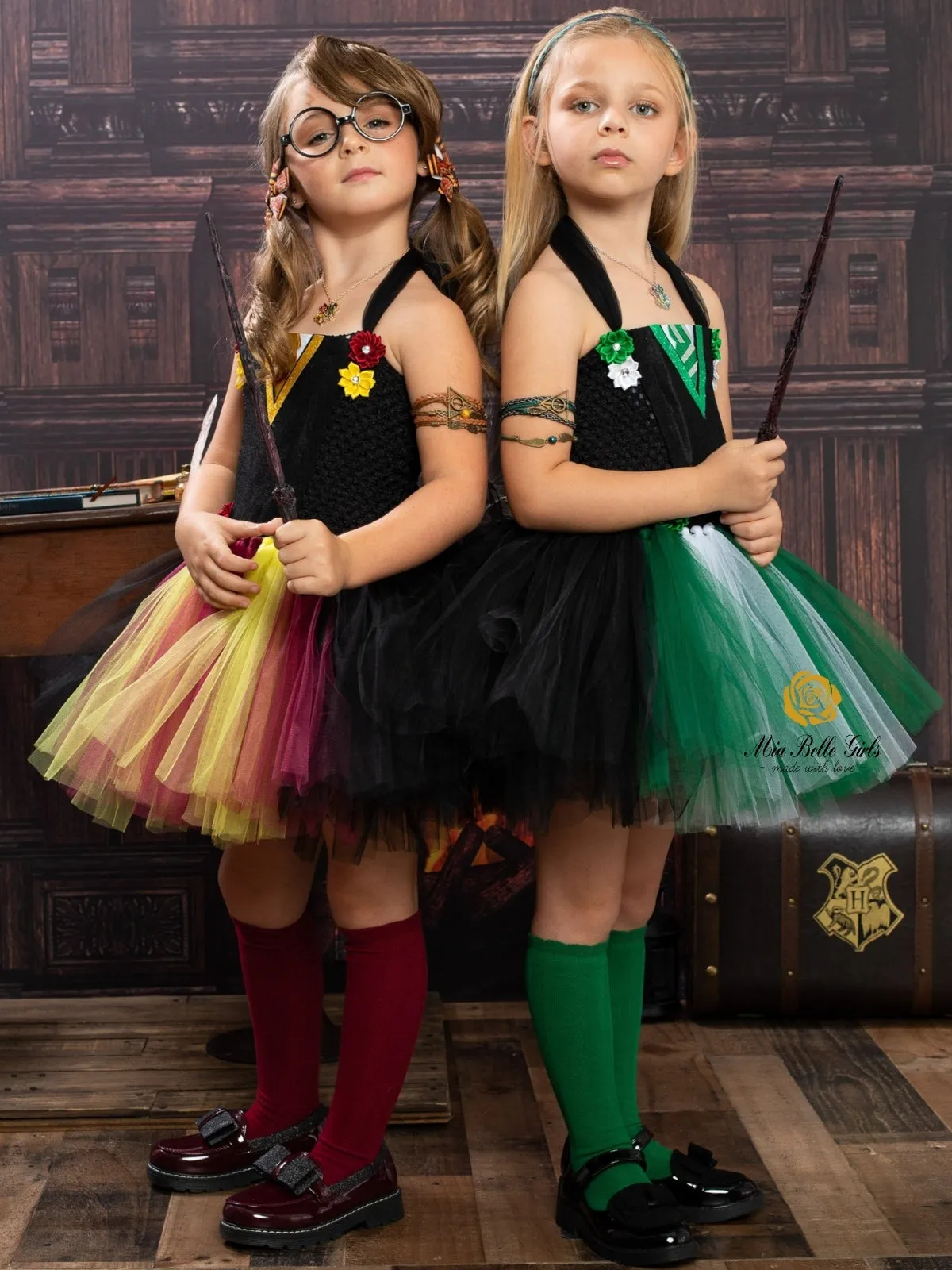 Girls Harry Potter Inspired Gryffindor Tutu Dress Costume