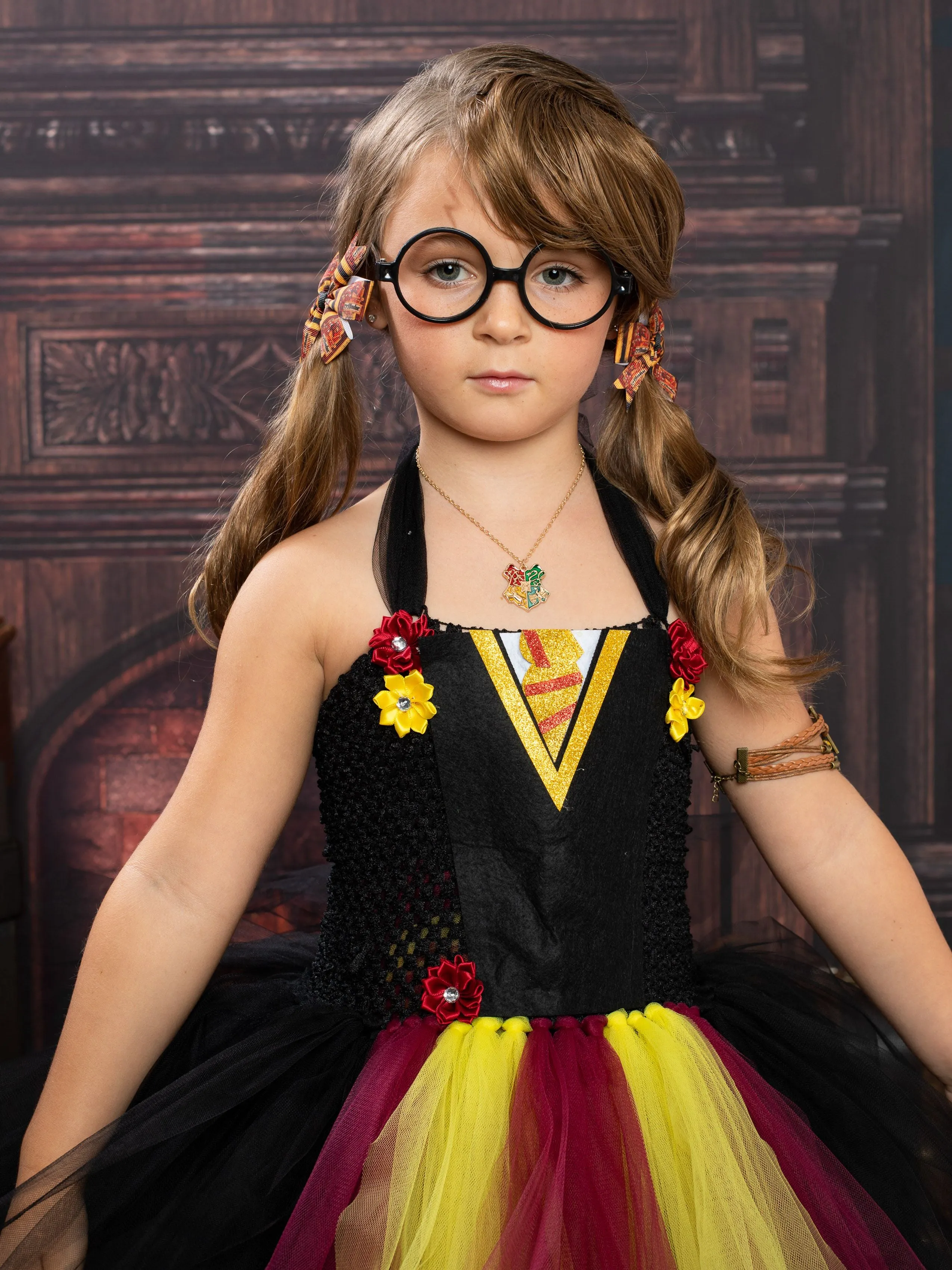 Girls Harry Potter Inspired Gryffindor Tutu Dress Costume