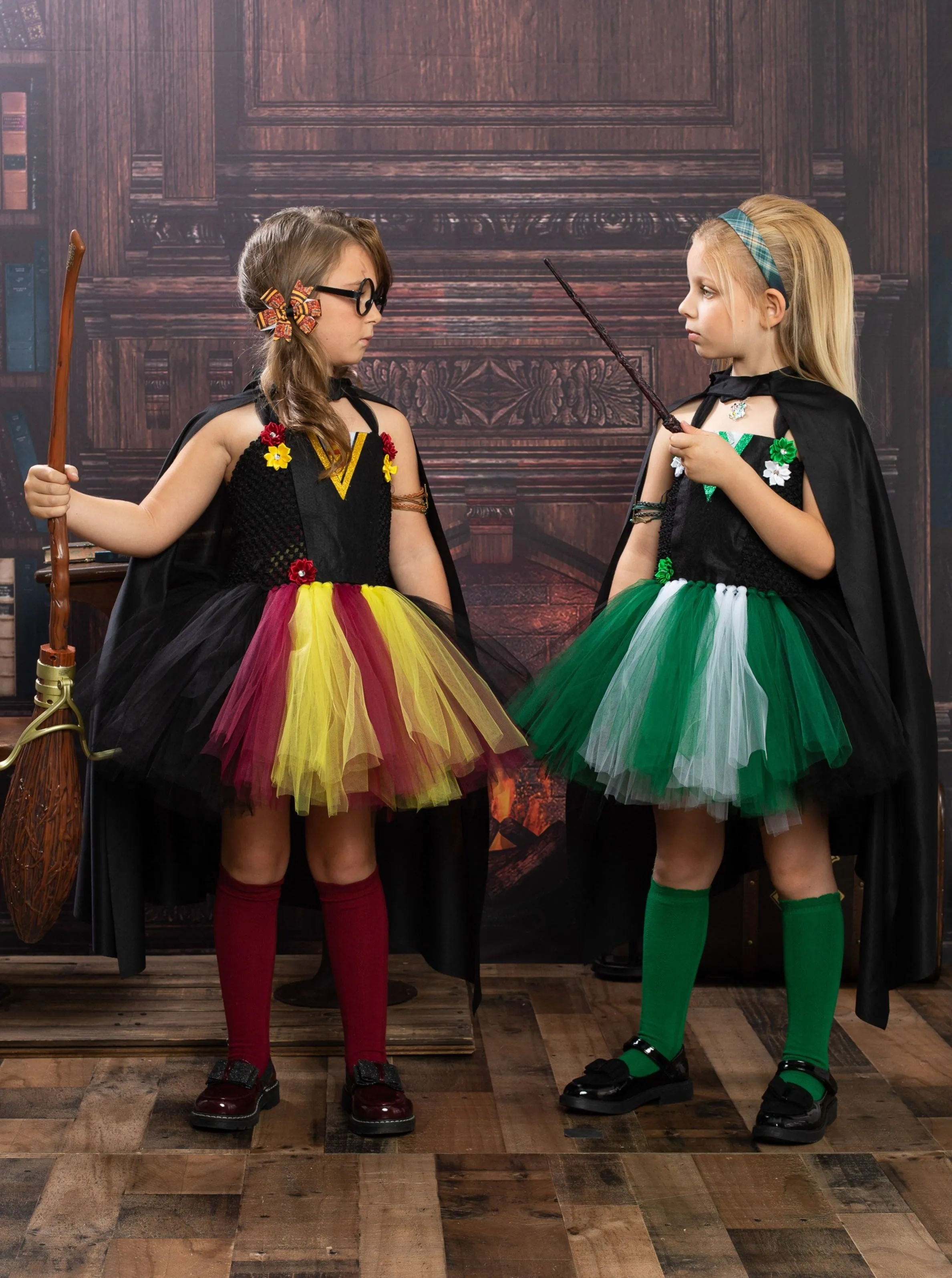 Girls Harry Potter Inspired Slytherin Tutu Costume Dress