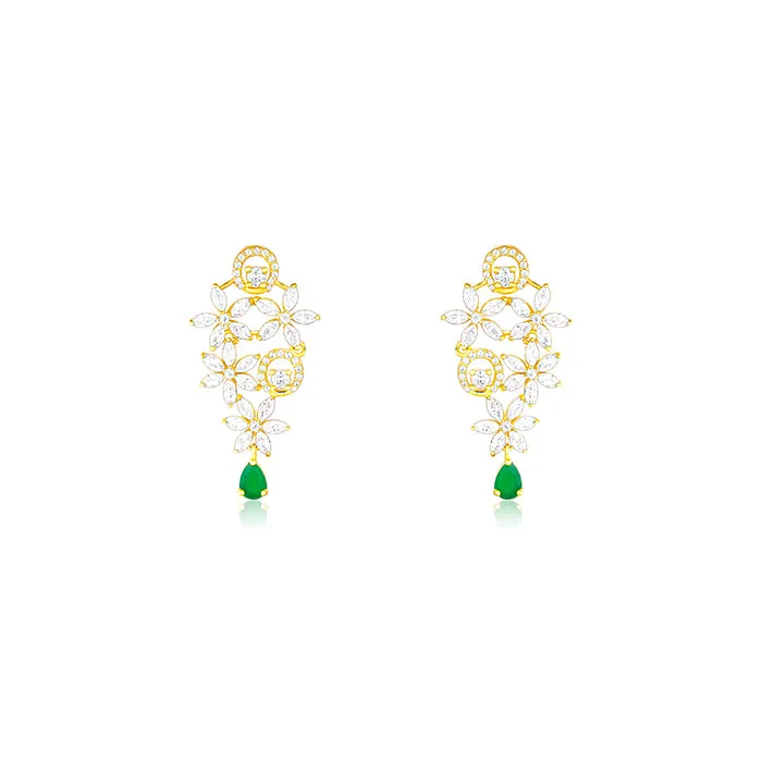 Golden Sweet Jasmine Earrings