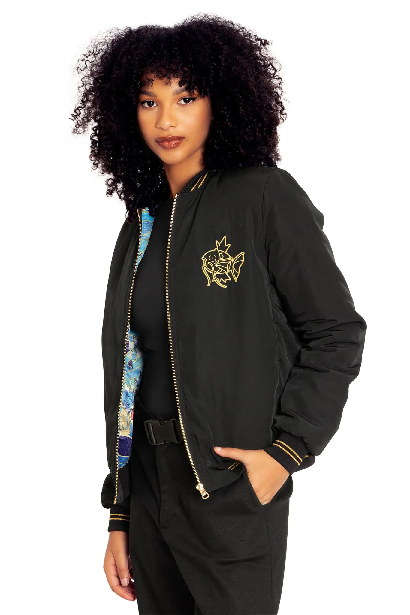 Gyarados Gold Bomber Jacket