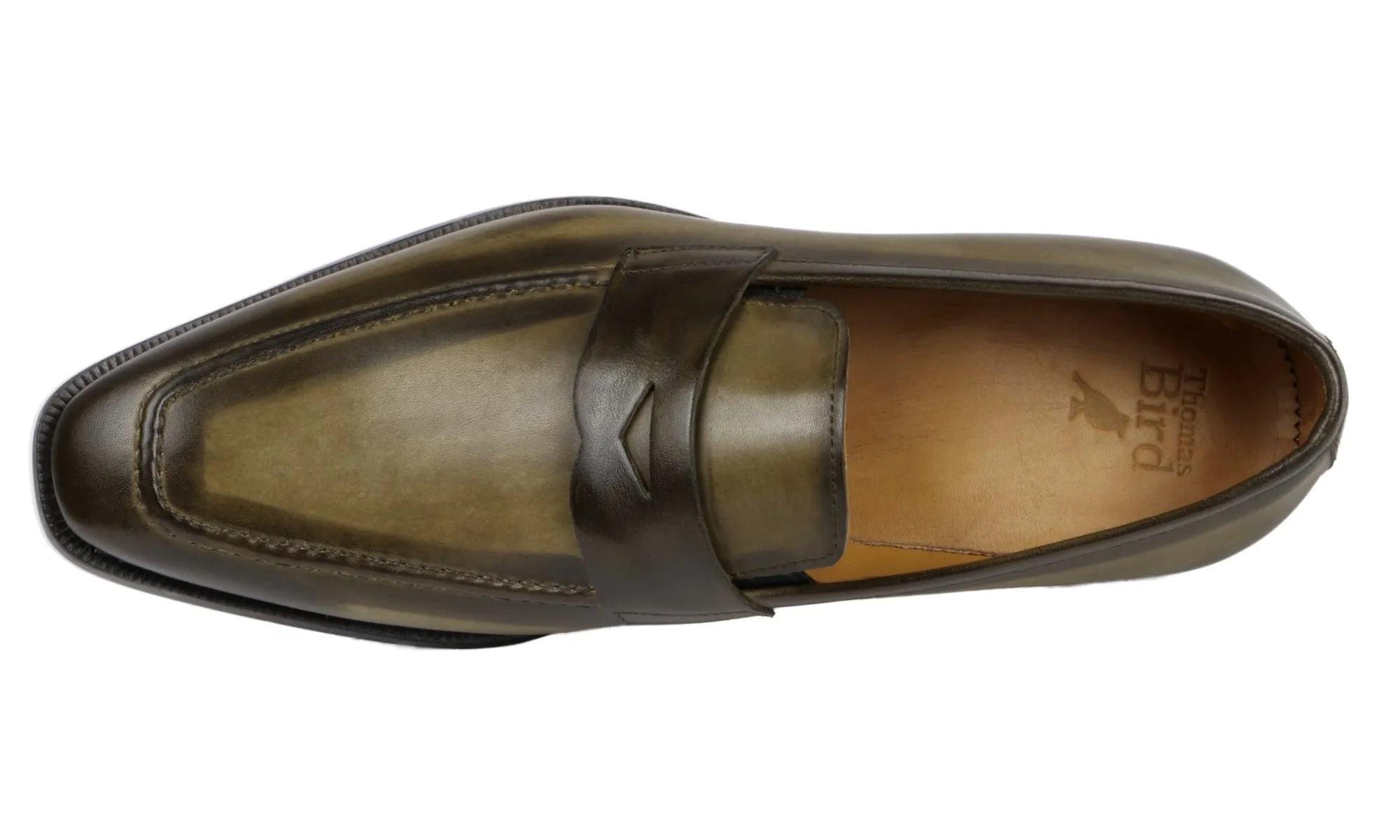 Hampton Penny Loafer Olive Green