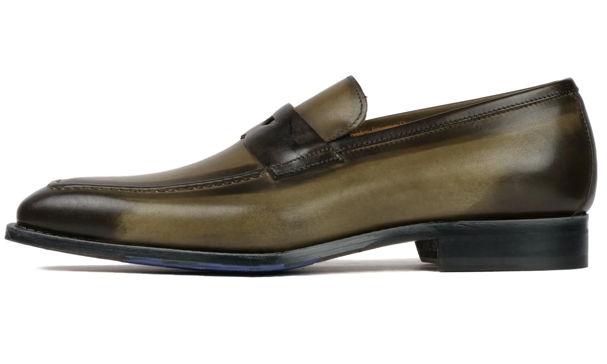 Hampton Penny Loafer Olive Green