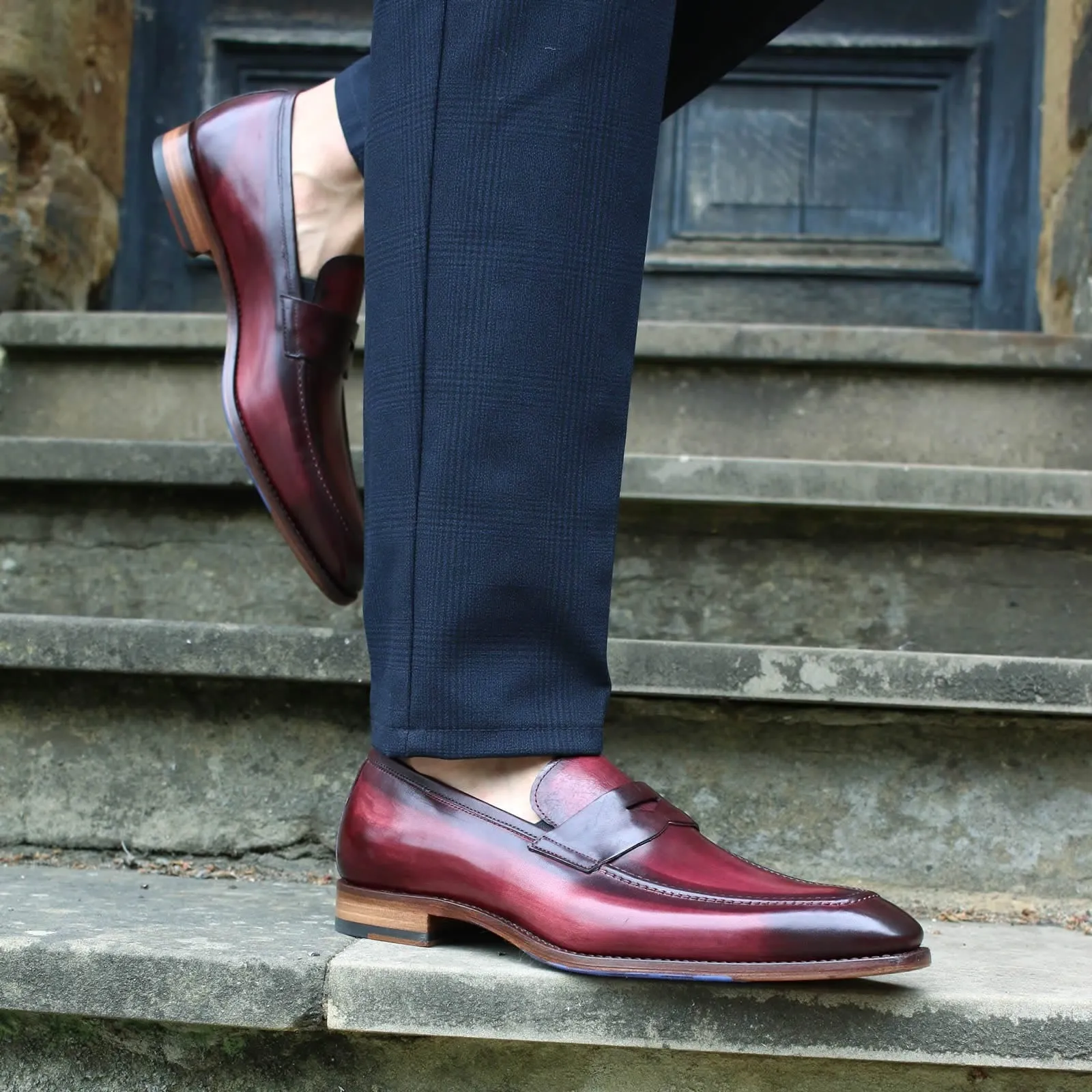 Hampton Penny Loafer Oxblood