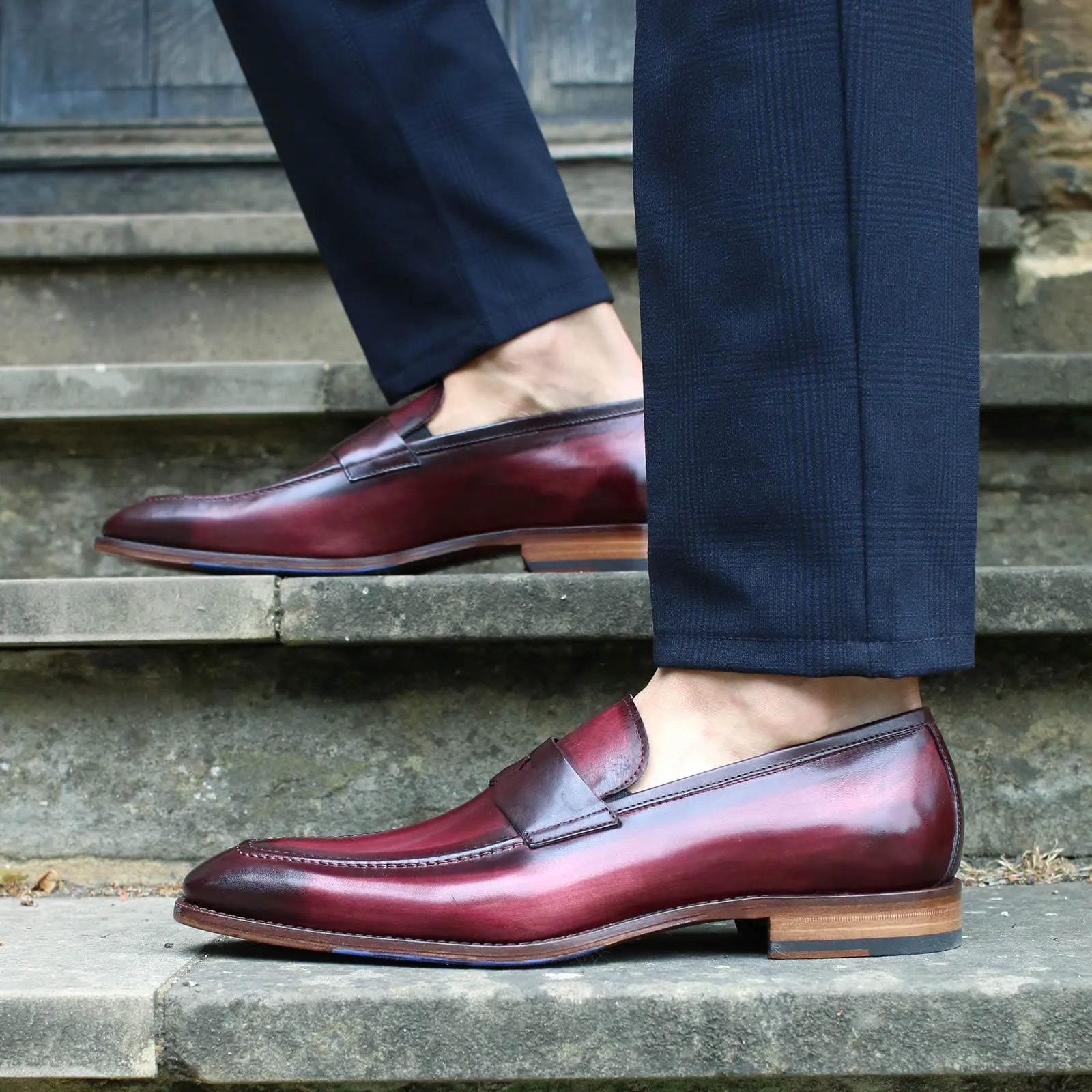 Hampton Penny Loafer Oxblood