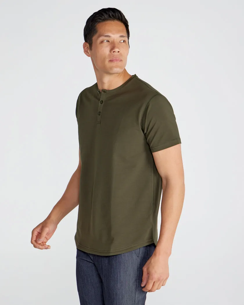 Henley Drop-Cut: LUX (Size L)