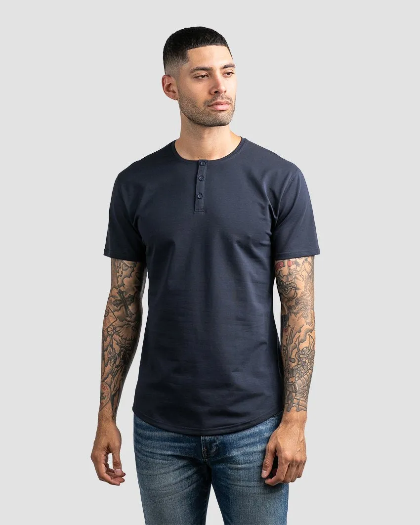 Henley Drop-Cut: LUX (Size L)