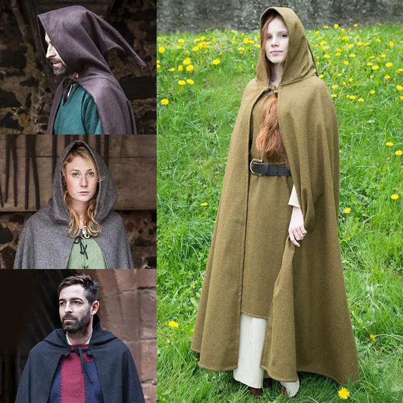 Hooded Cloak - Wool