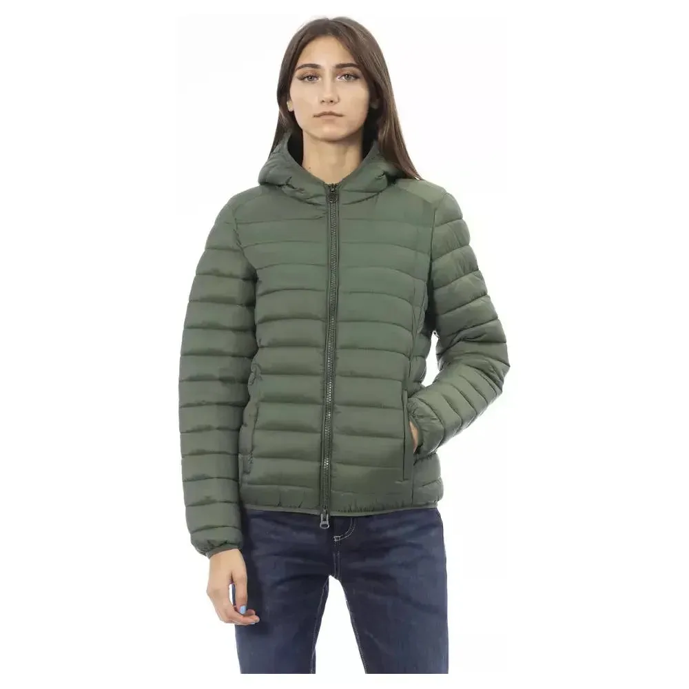 Invicta Green Nylon Women Jacket