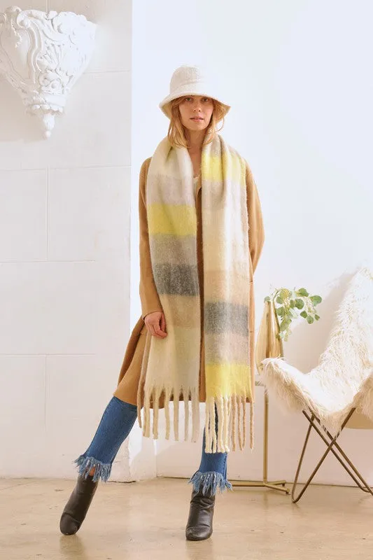 Ivlr Multi Color Oblong Fashion Scarf