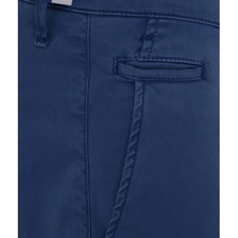 Jacob Cohen Elegant Slim Fit Chino Trousers in Blue