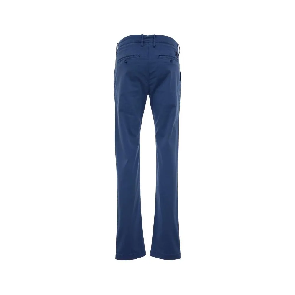 Jacob Cohen Elegant Slim Fit Chino Trousers in Blue