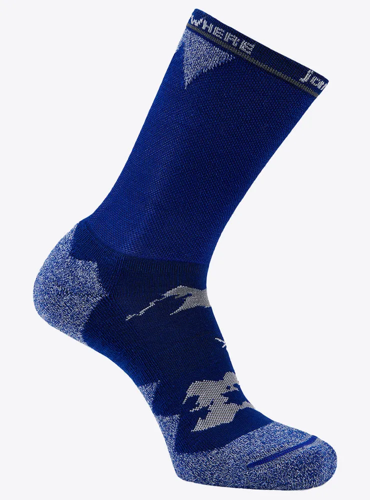 Janji x Balega Crew Sock in Cascade Mountain