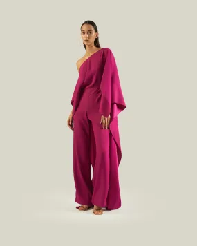 Jerry Jumpsuit in Magenta