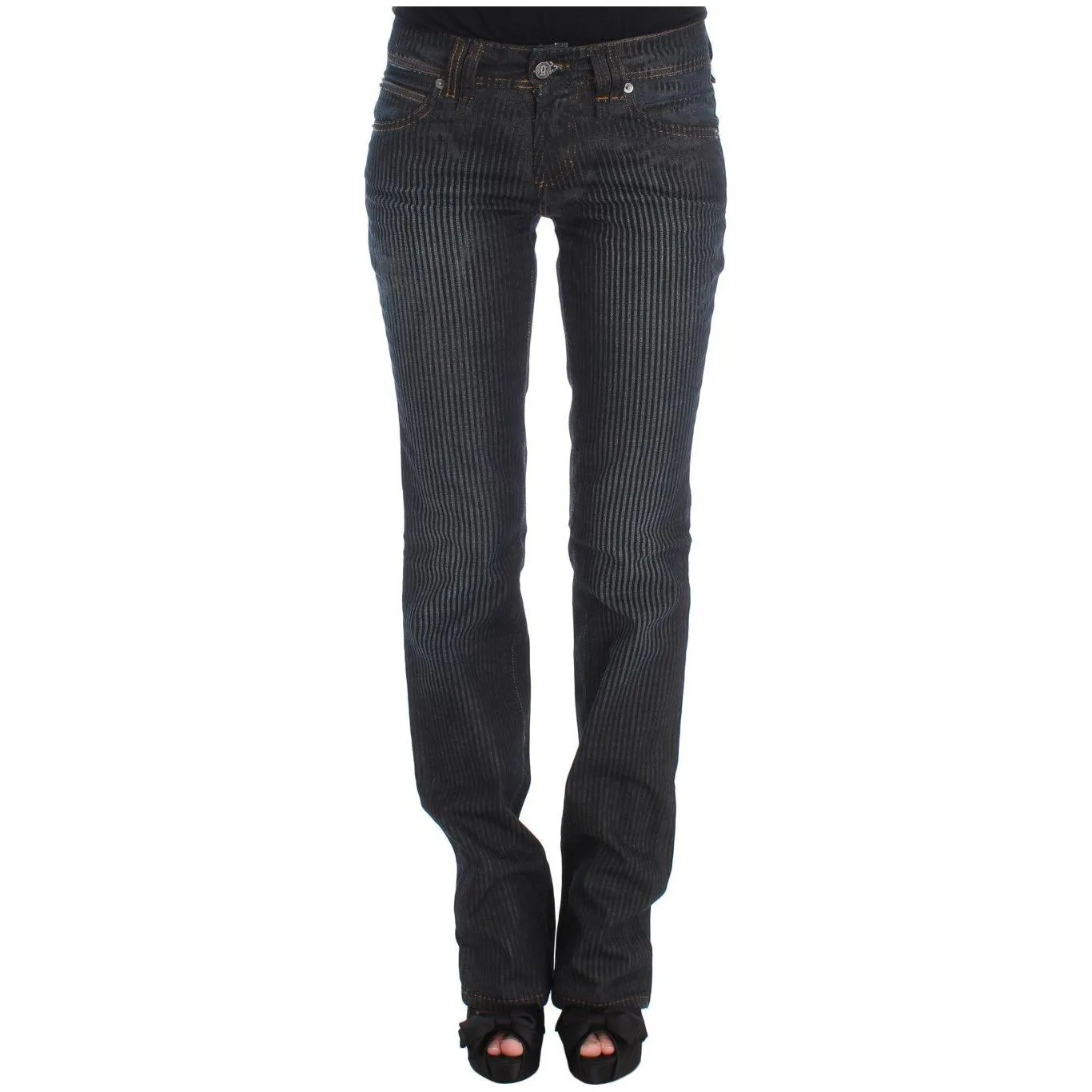 John Galliano Chic Slim Fit Bootcut Designer Jeans