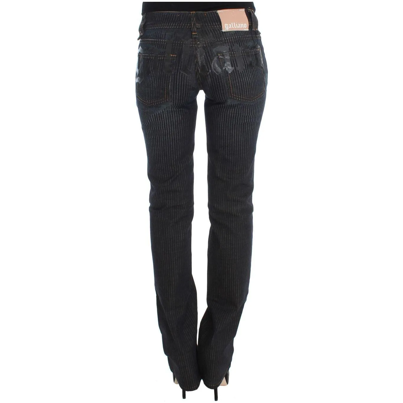 John Galliano Chic Slim Fit Bootcut Designer Jeans