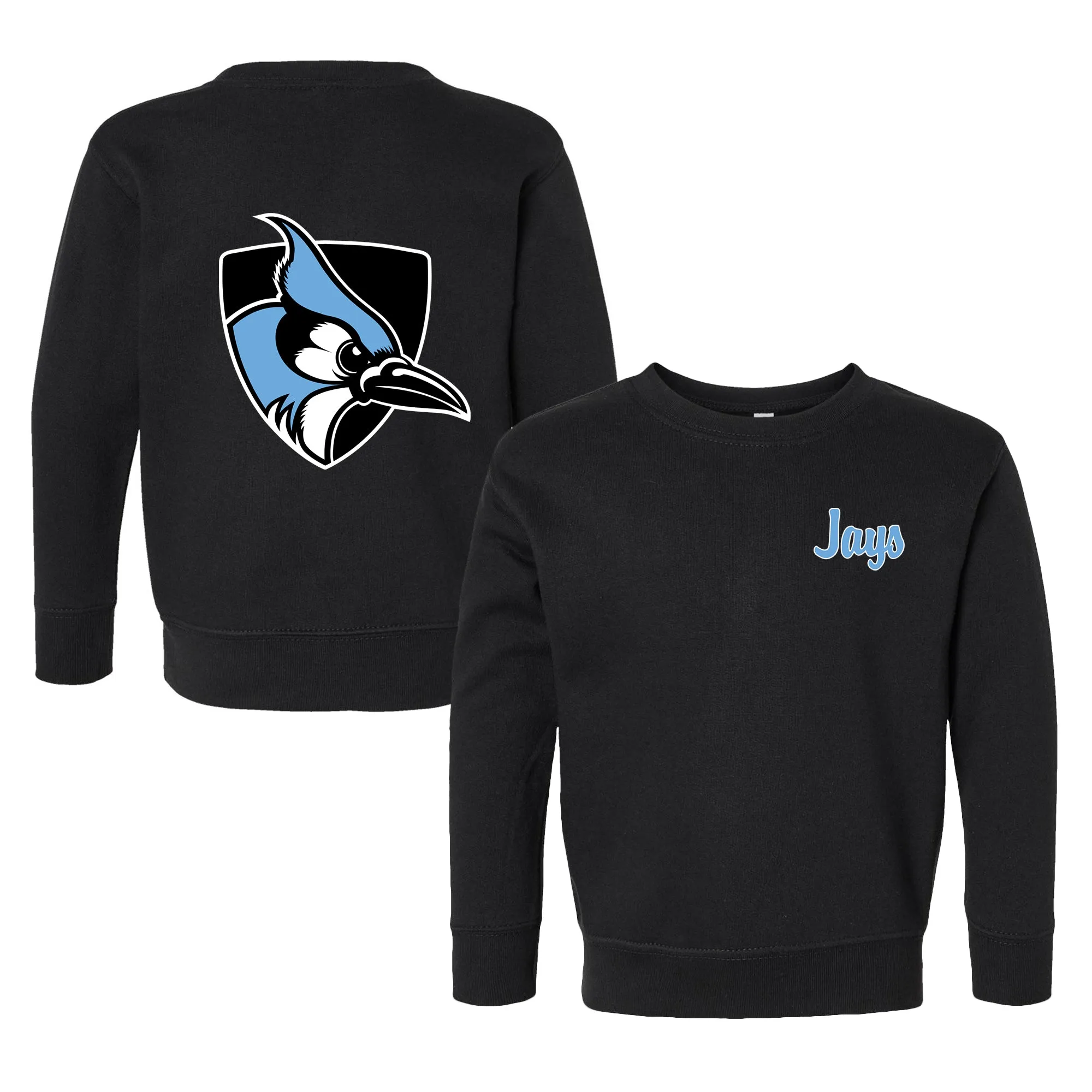 Johns Hopkins Blue Jays Logo Toddler Crewneck Sweatshirt