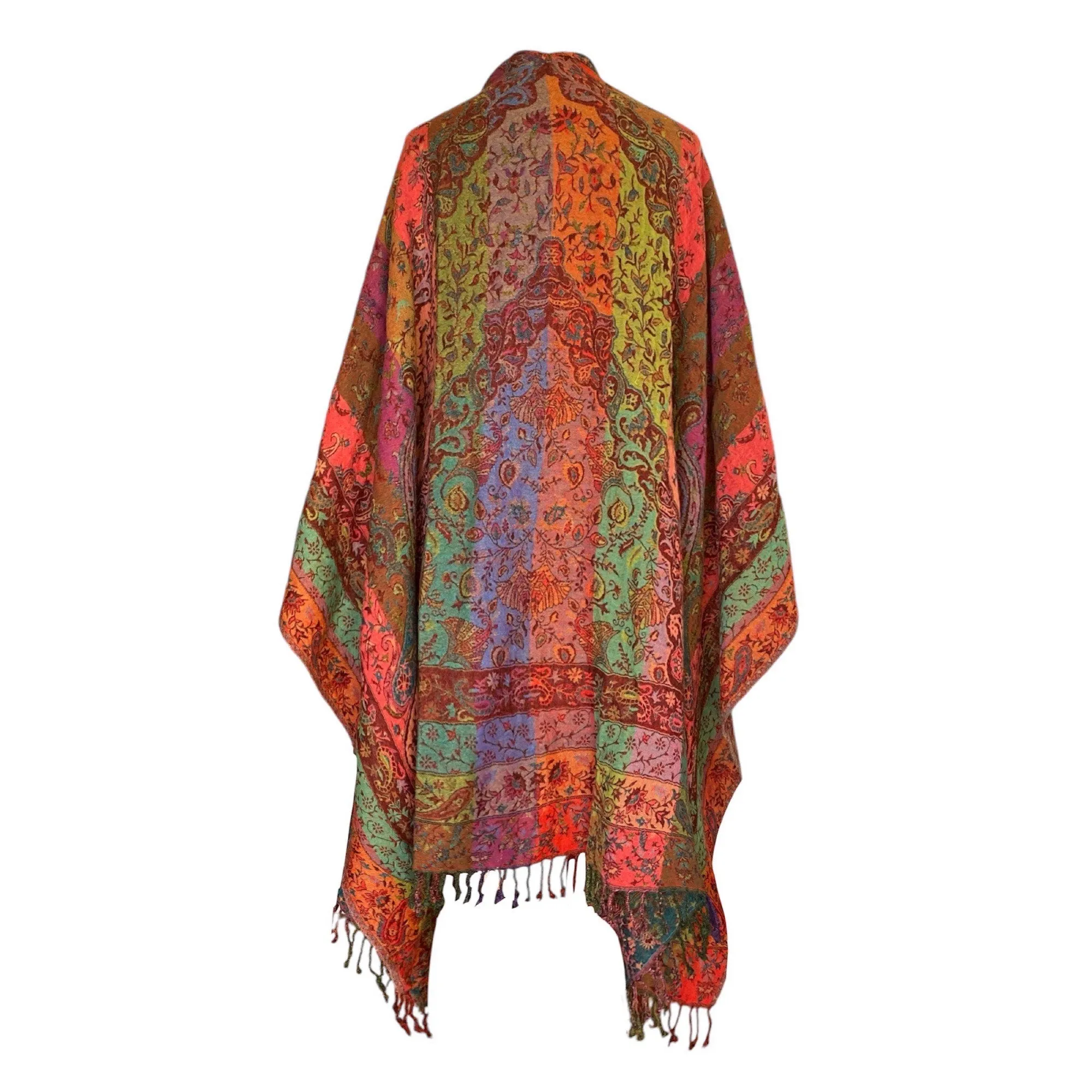 Joseph's Coat Boiled Wool Poncho