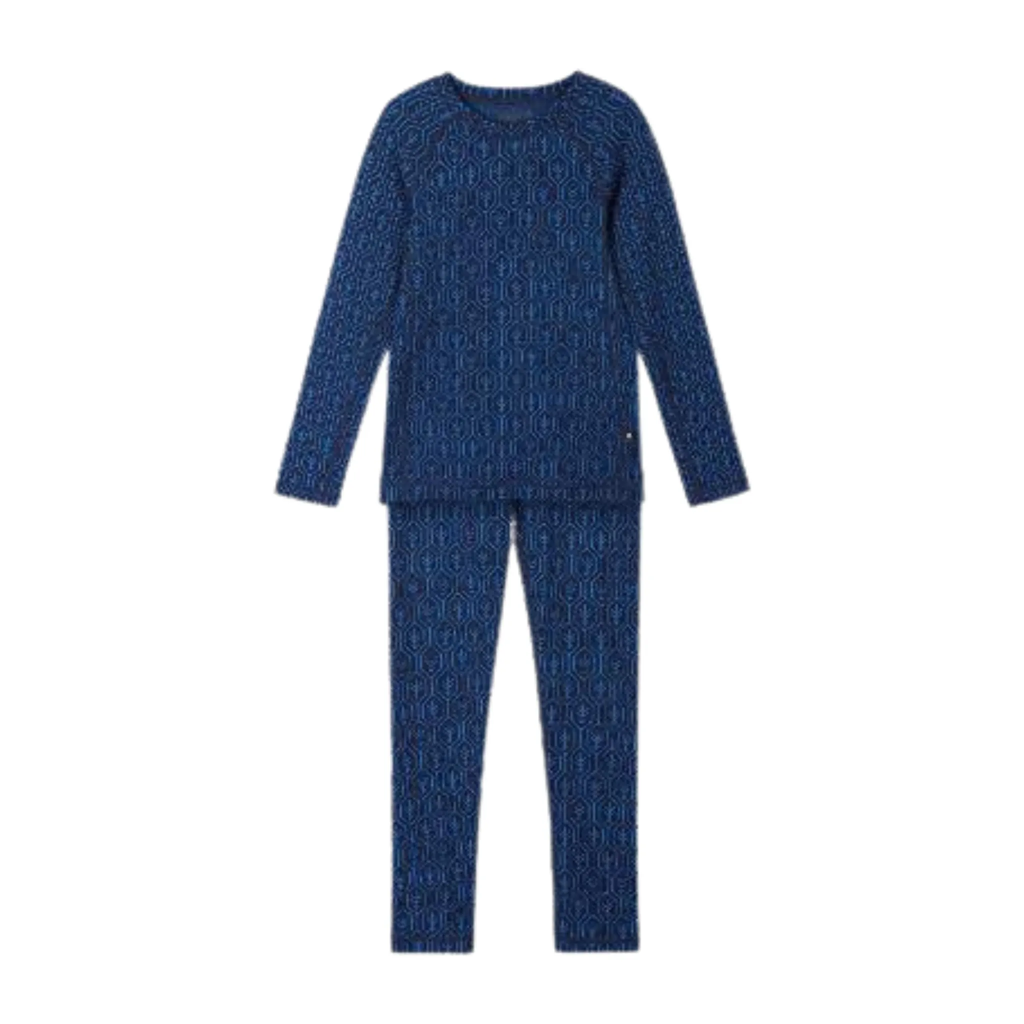 Kids Merino Thermal Base Layer Set Taival Navy