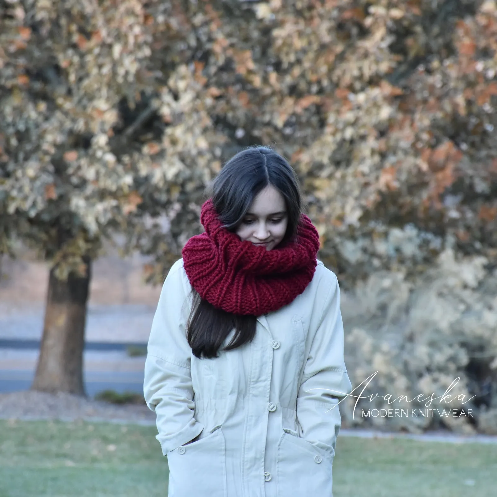 Knit Chunky Scarf | THE LONDON