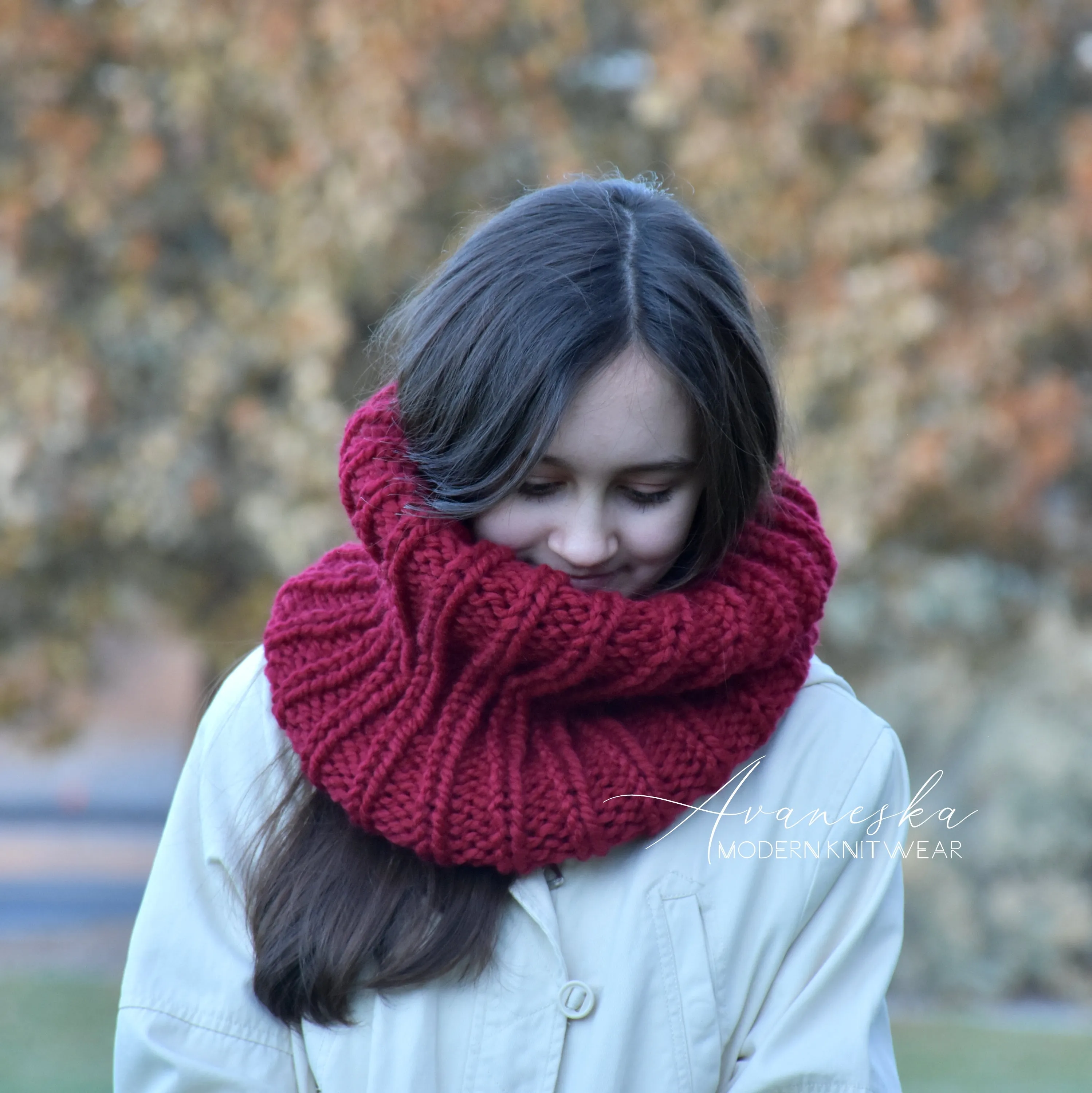 Knit Chunky Scarf | THE LONDON