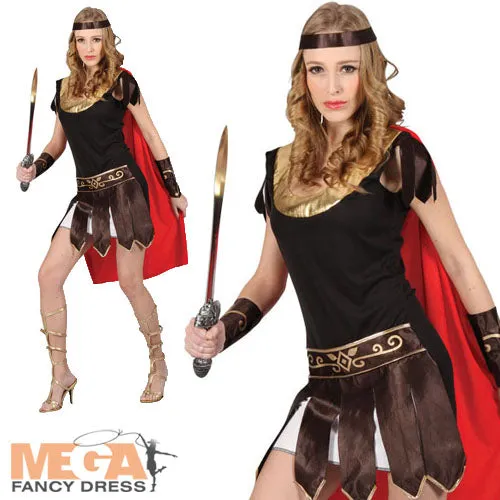 Ladies Sexy Roman Centurion Gladiator Costume