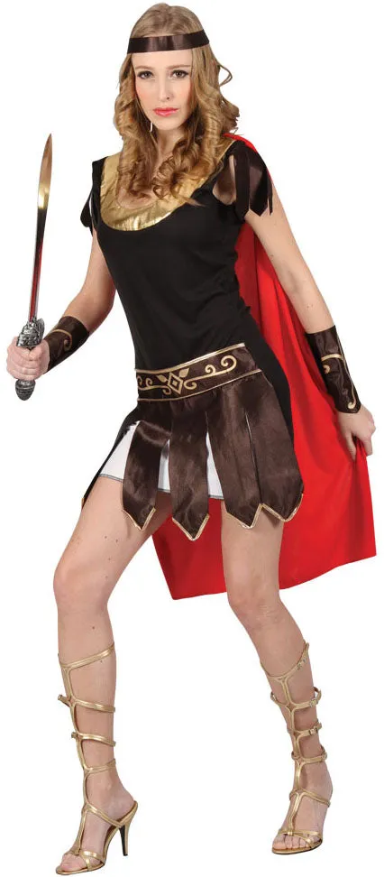 Ladies Sexy Roman Centurion Gladiator Costume