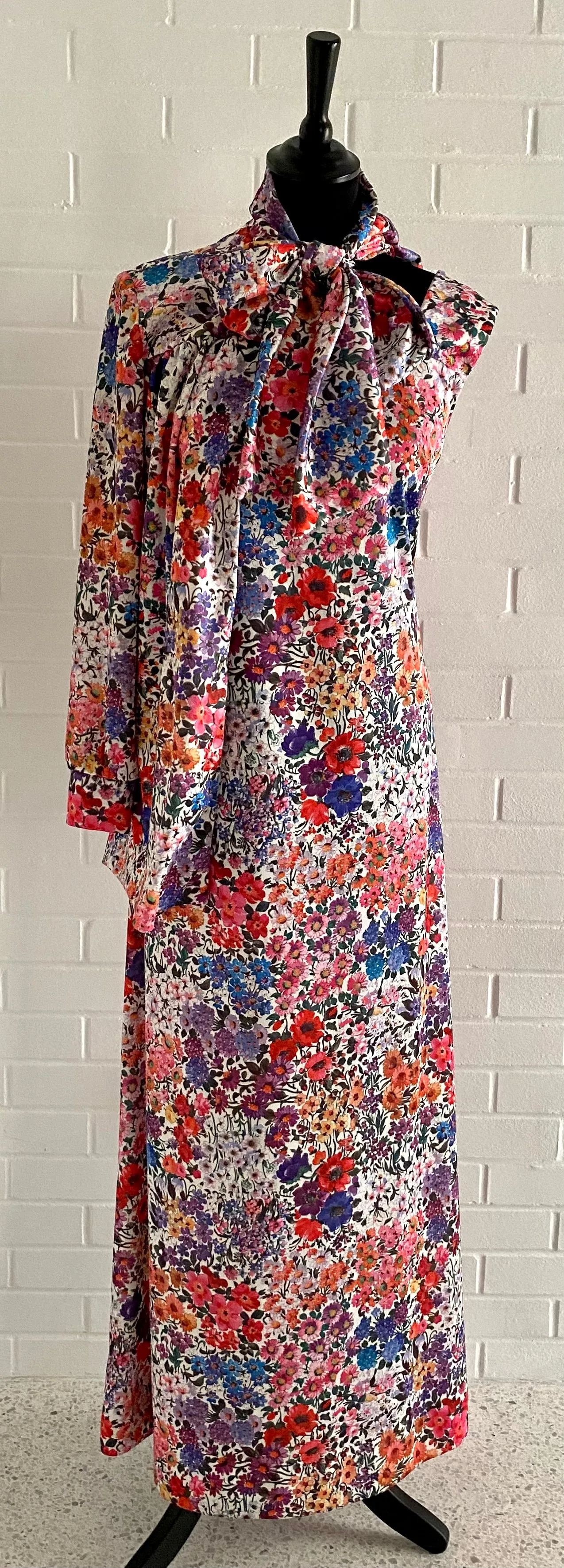 Late 60s/ Early 70s Pyrnts By Bleeker Street, 2 Piece Maxi Dress Set