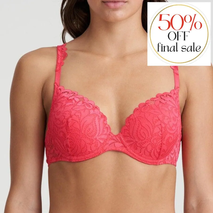 Marie Jo Elis Padded Heart Shape Bra in Spicy Berry 0102506