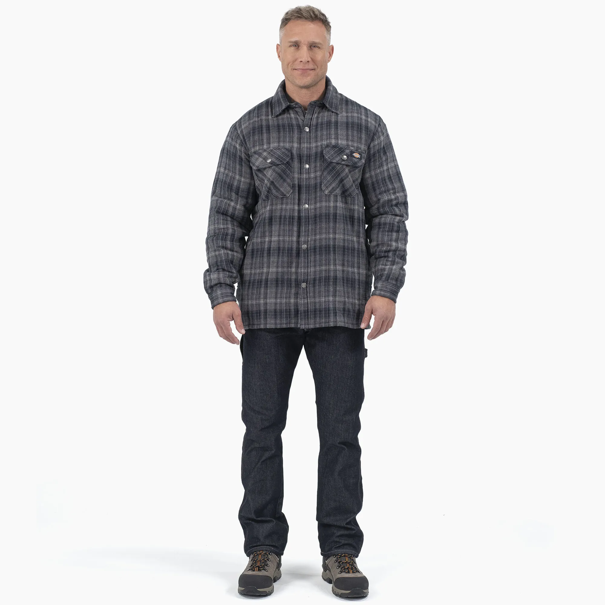 Men's Hydroshield Flannel High Pile Fleece Shirt Jacket