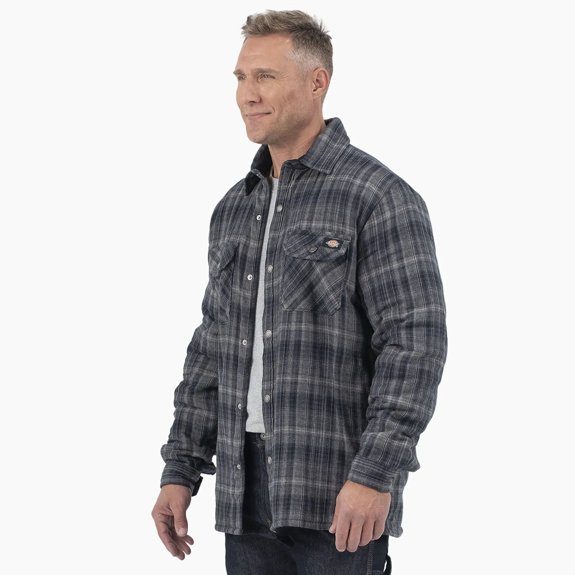 Men's Hydroshield Flannel High Pile Fleece Shirt Jacket