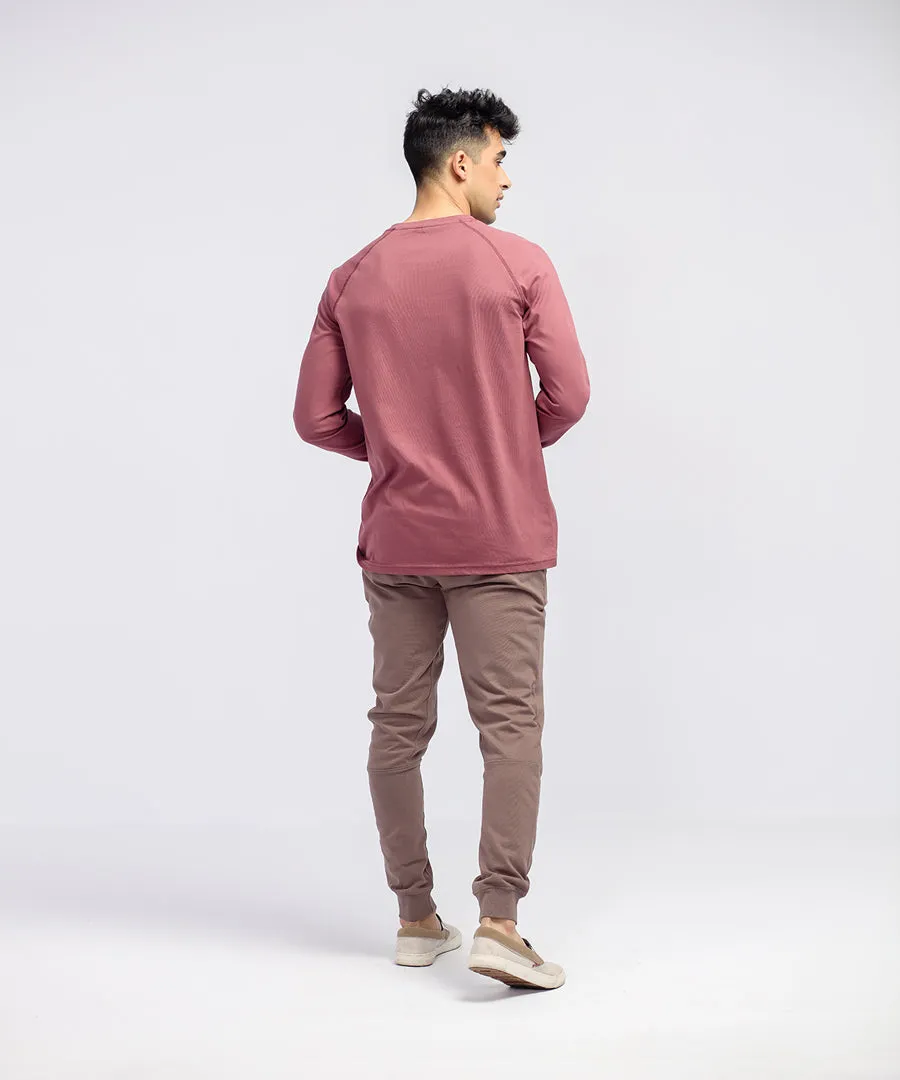 Men's Long Sleeve Henley Shirt