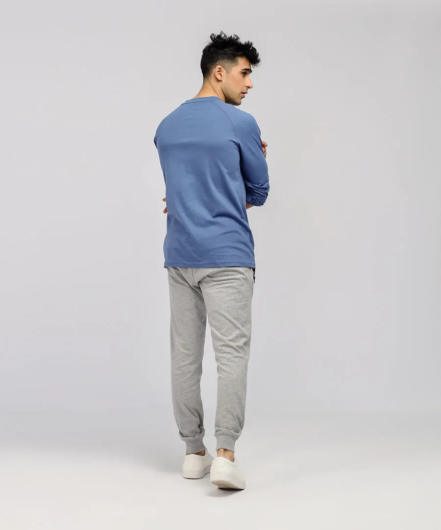 Men's Long Sleeve Henley Shirt