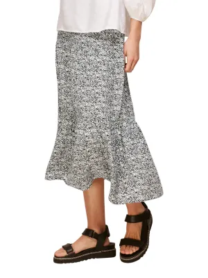 Mixed Animal Tiered Skirt