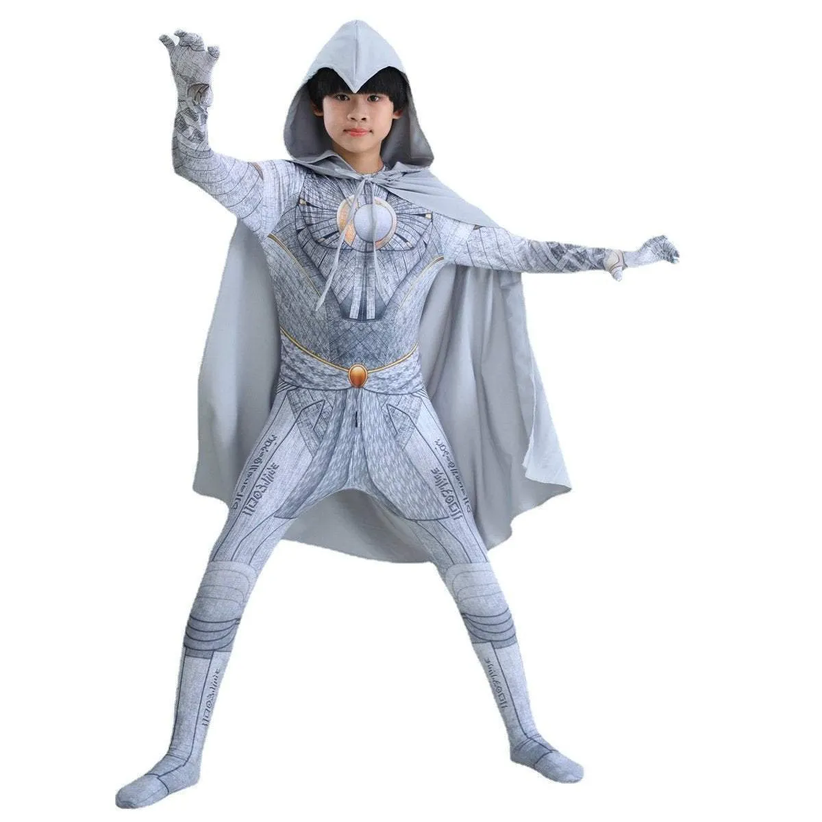 Moon Knight Drax Cosplay Costume Halloween Jumpsuit Outfit Suit Dress Up For Kids