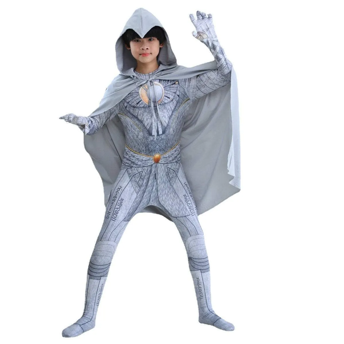 Moon Knight Drax Cosplay Costume Halloween Jumpsuit Outfit Suit Dress Up For Kids