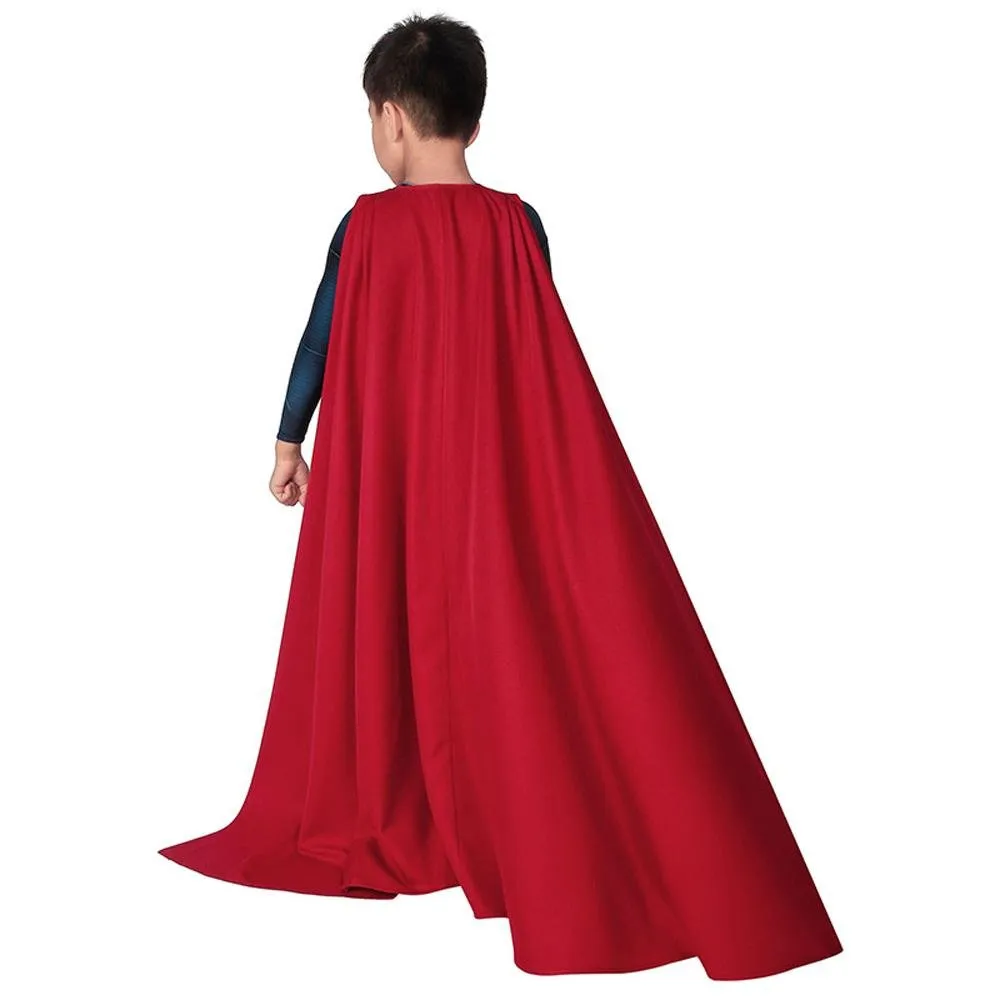 Movie Superman Costumes David Corenswet Cosplay Jumpsuit For Kids