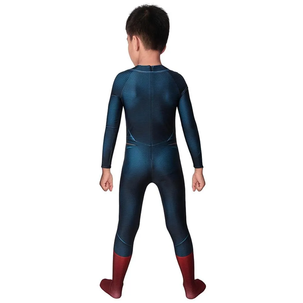 Movie Superman Costumes David Corenswet Cosplay Jumpsuit For Kids