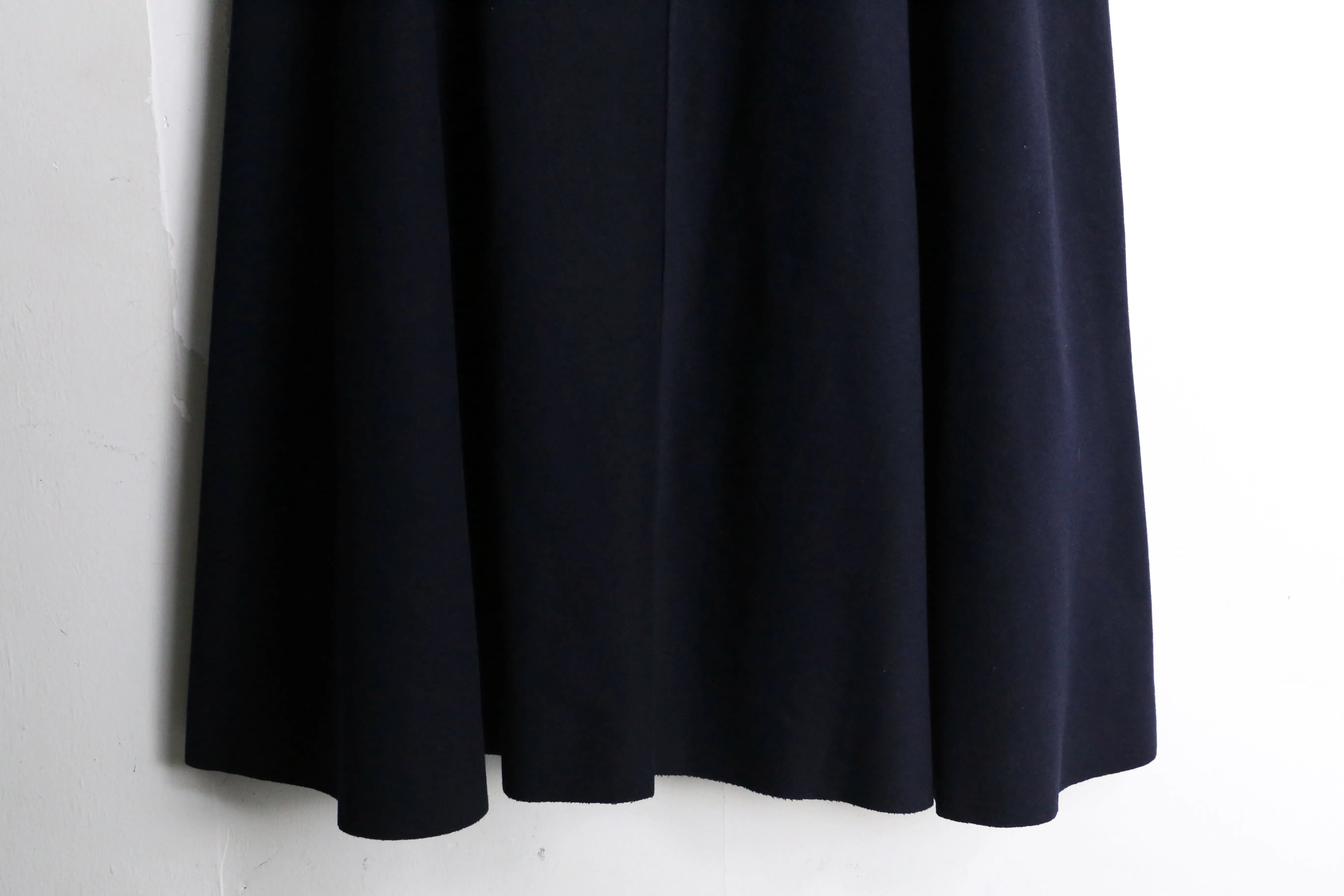 navy color hooded poncho coat