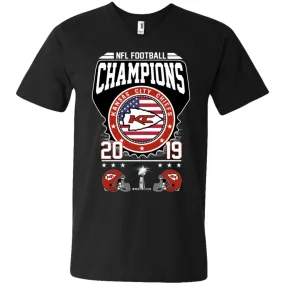 Nfl – Football Champions Kansas City Chiefs Super Bowl 2019 Men V-Neck T-Shirt