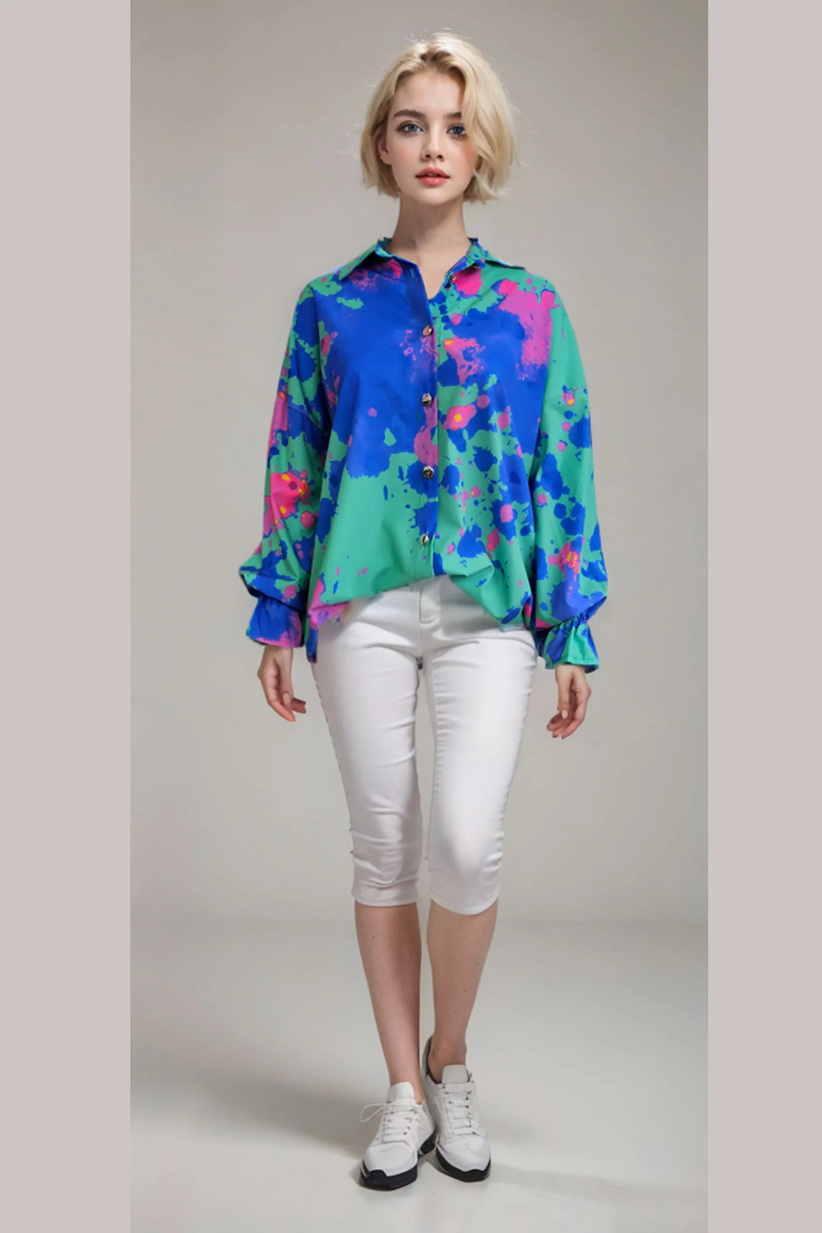 Paint Splash Blouse