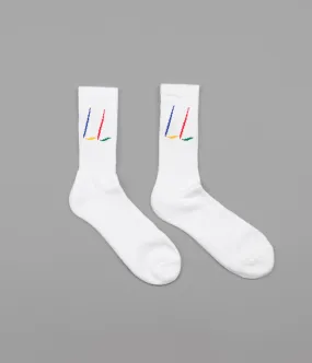 Parlez Cape Socks - White