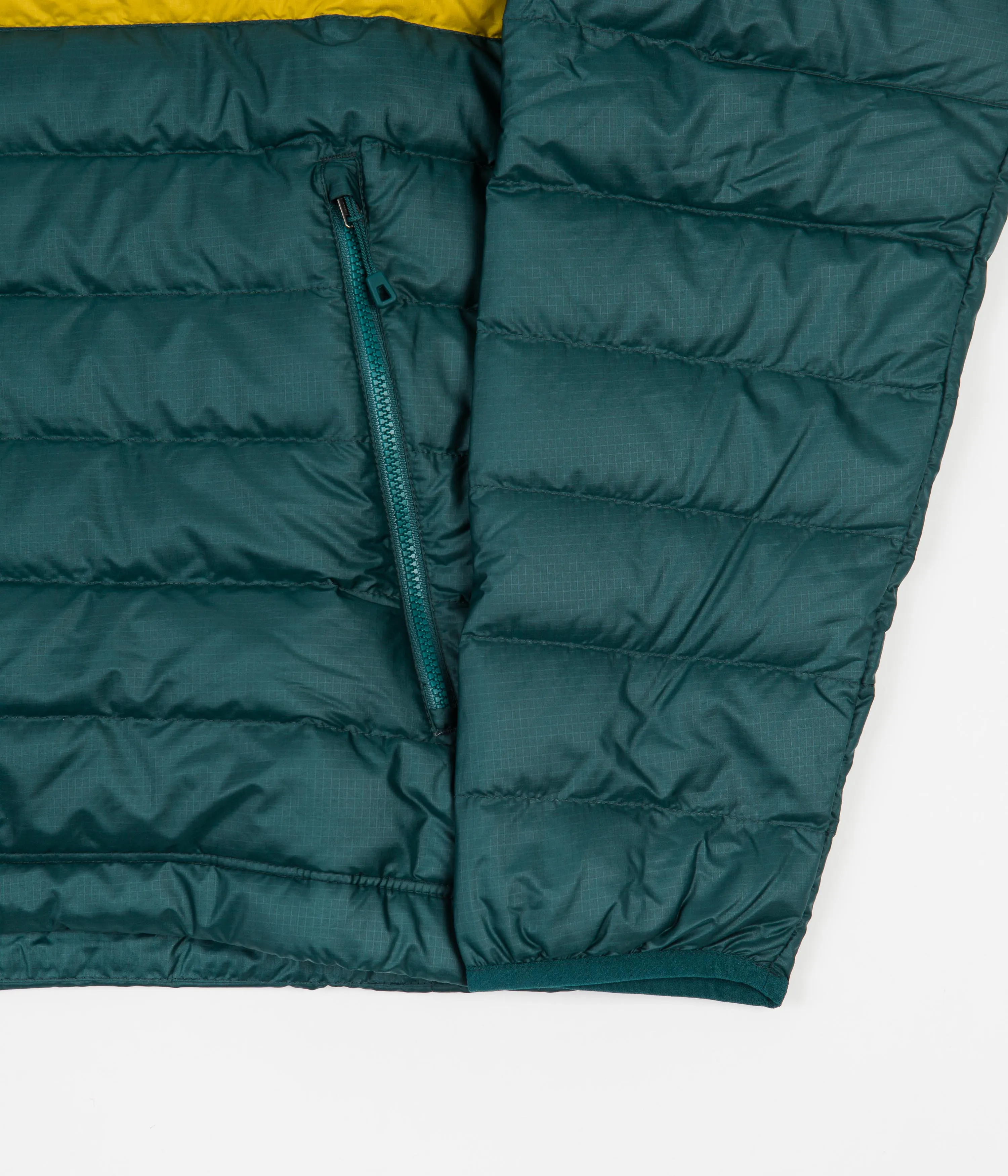 Patagonia Down Hooded Jacket - Dark Borealis Green