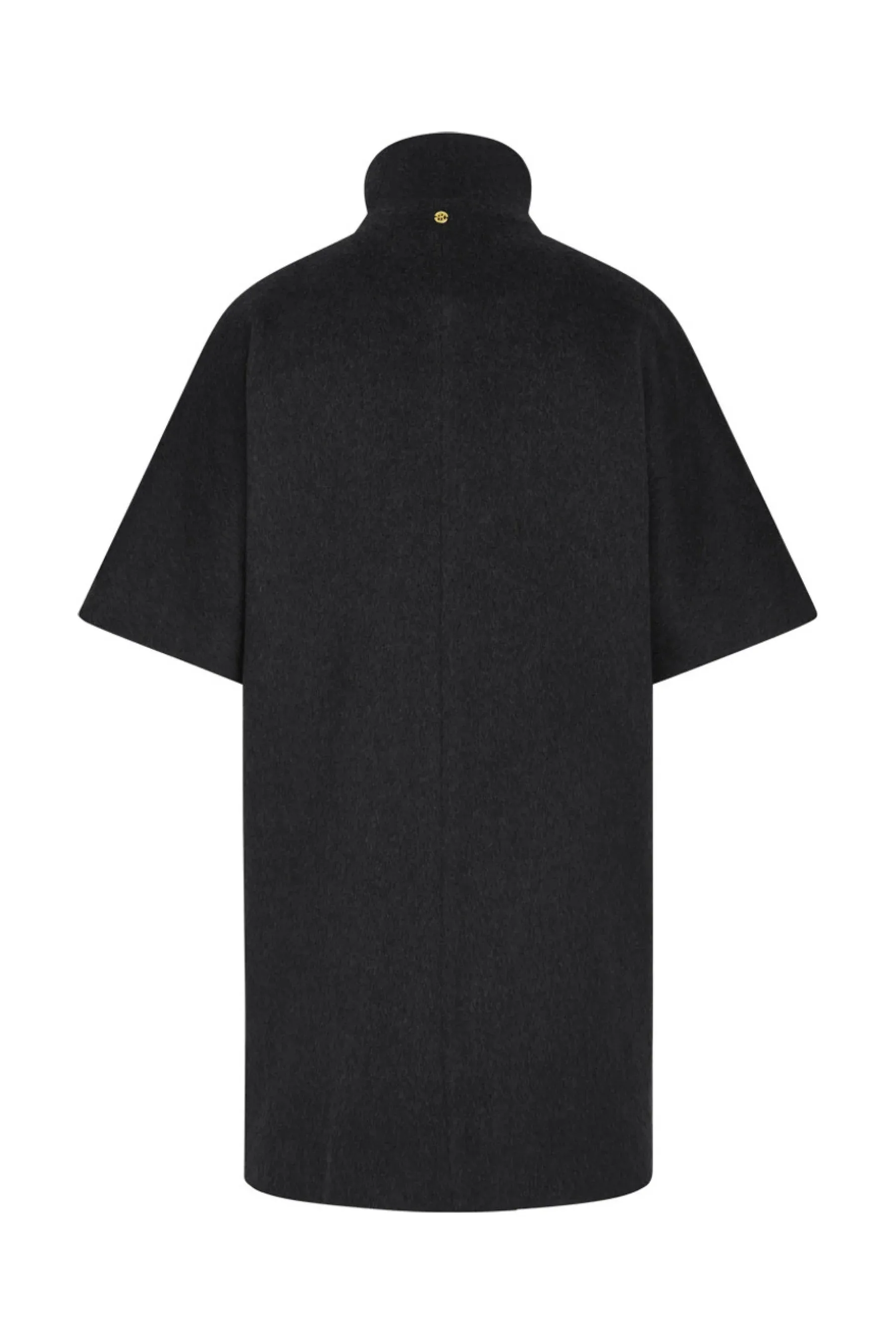 PBO | Iceland Wool Alpaca Cape | Black Melange